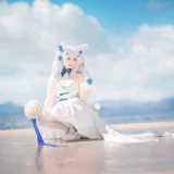 面饼仙儿《拉菲婚纱》主题写真：14张全套美图