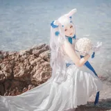 面饼仙儿《拉菲婚纱》主题写真：14张全套美图