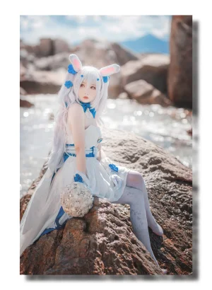 面饼仙儿《拉菲婚纱》主题写真：14张全套美图