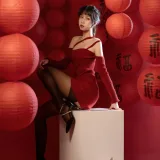 不呆猫《2022年春节》主题写真：22张全套美图