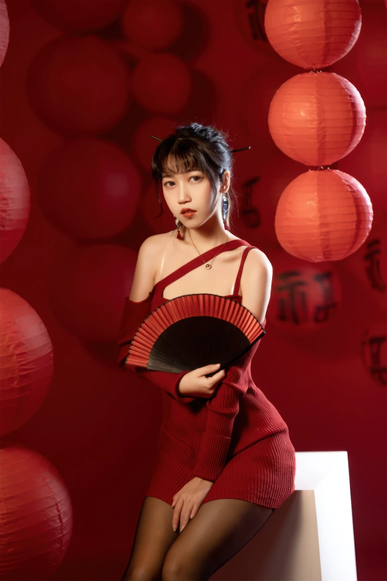不呆猫《2022年春节》主题写真：22张全套美图