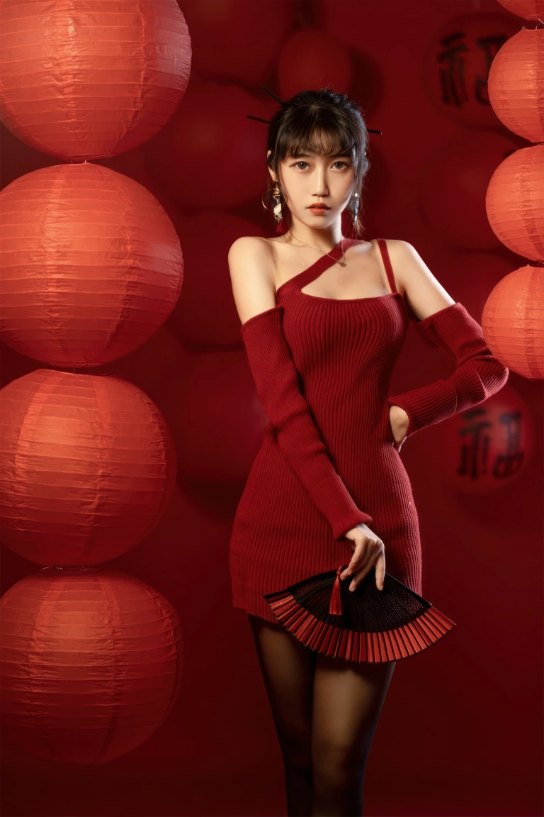 不呆猫《2022年春节》主题写真：22张全套美图