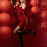 不呆猫《2022年春节》主题写真：22张全套美图