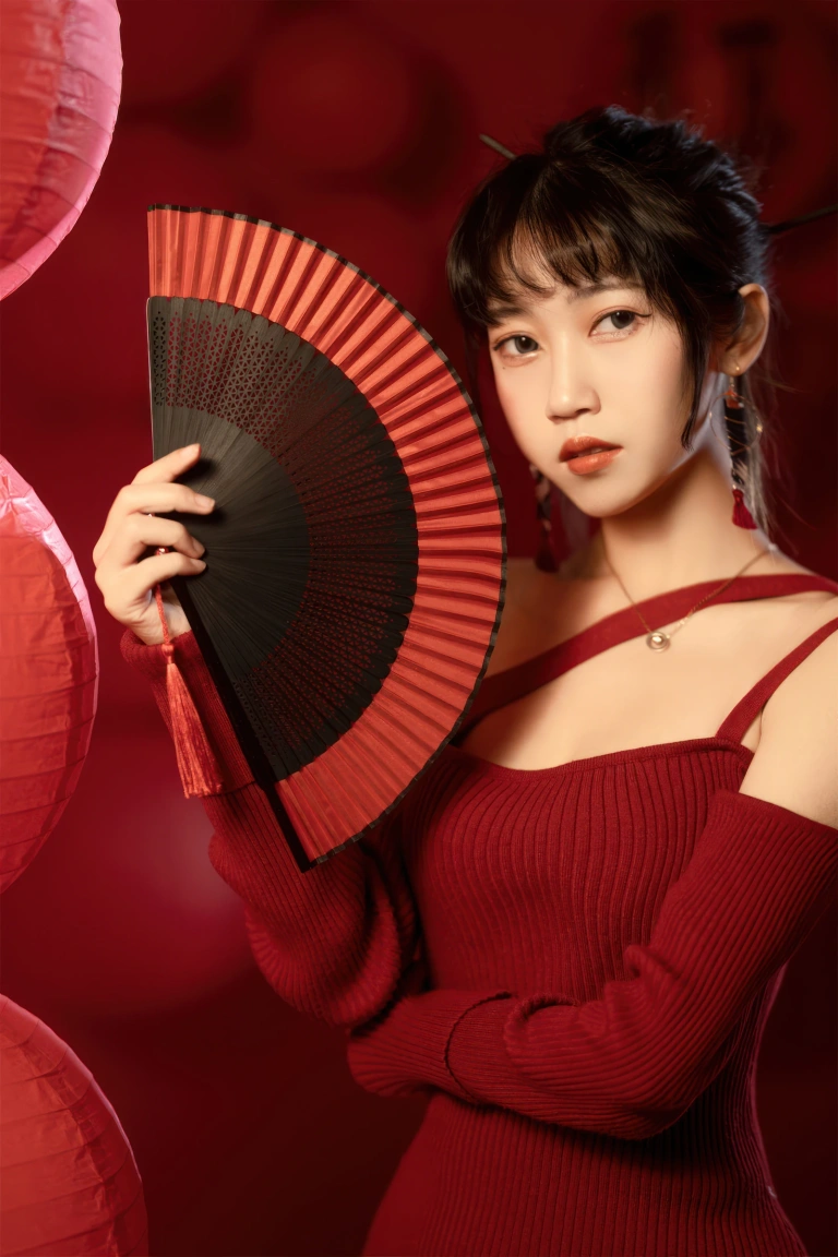 不呆猫《2022年春节》主题写真：22张全套美图