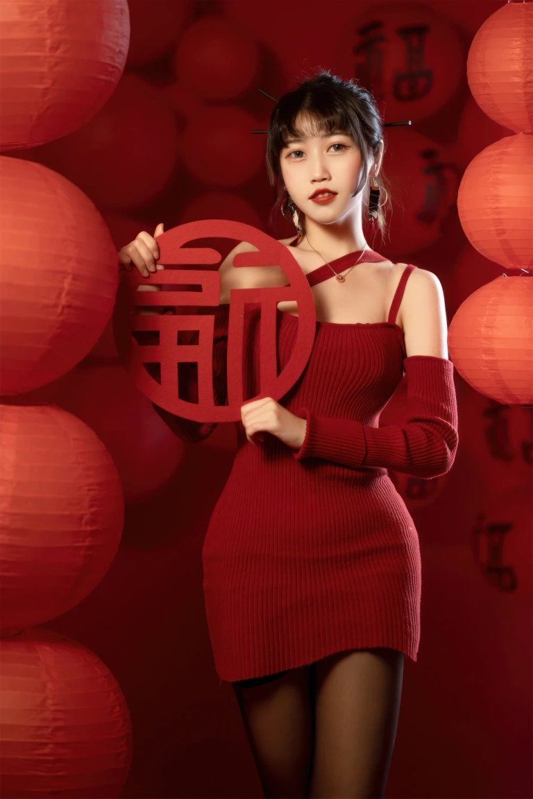 不呆猫《2022年春节》主题写真：22张全套美图