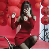 不呆猫《2022年春节》主题写真：22张全套美图