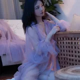 桃良阿宅《紫纱裙》主题写真：25张全套美图