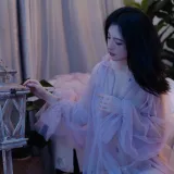 桃良阿宅《紫纱裙》主题写真：25张全套美图