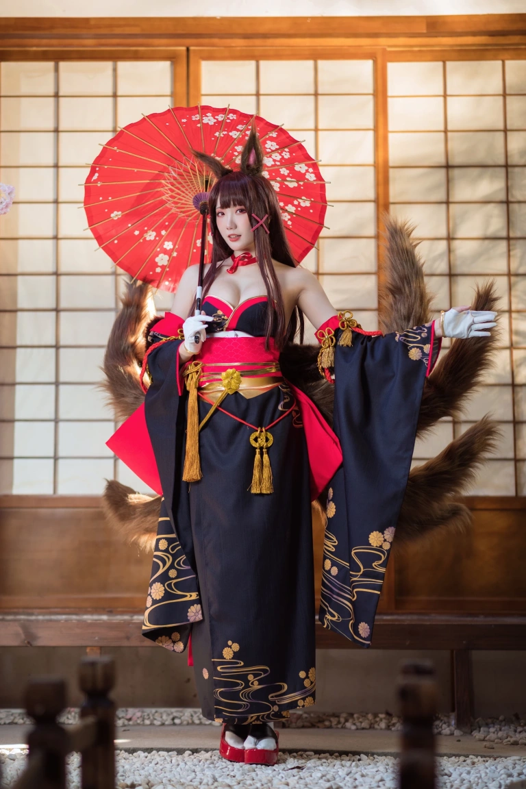 瓜希酱《赤城》主题写真：27张全套美图