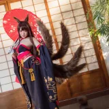 瓜希酱《赤城》主题写真：27张全套美图