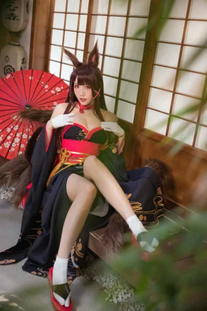 瓜希酱《赤城》主题写真：27张全套美图