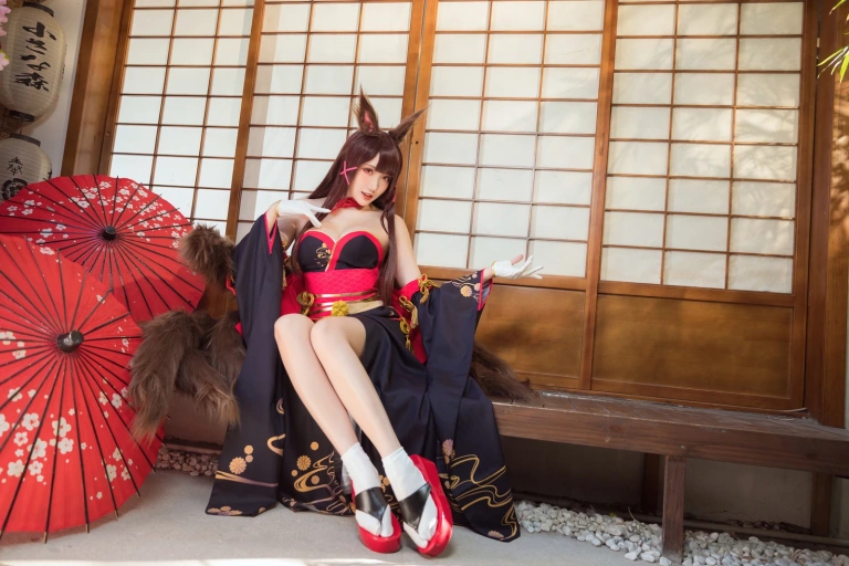 瓜希酱《赤城》主题写真：27张全套美图