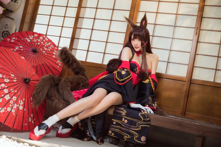 瓜希酱《赤城》主题写真：27张全套美图