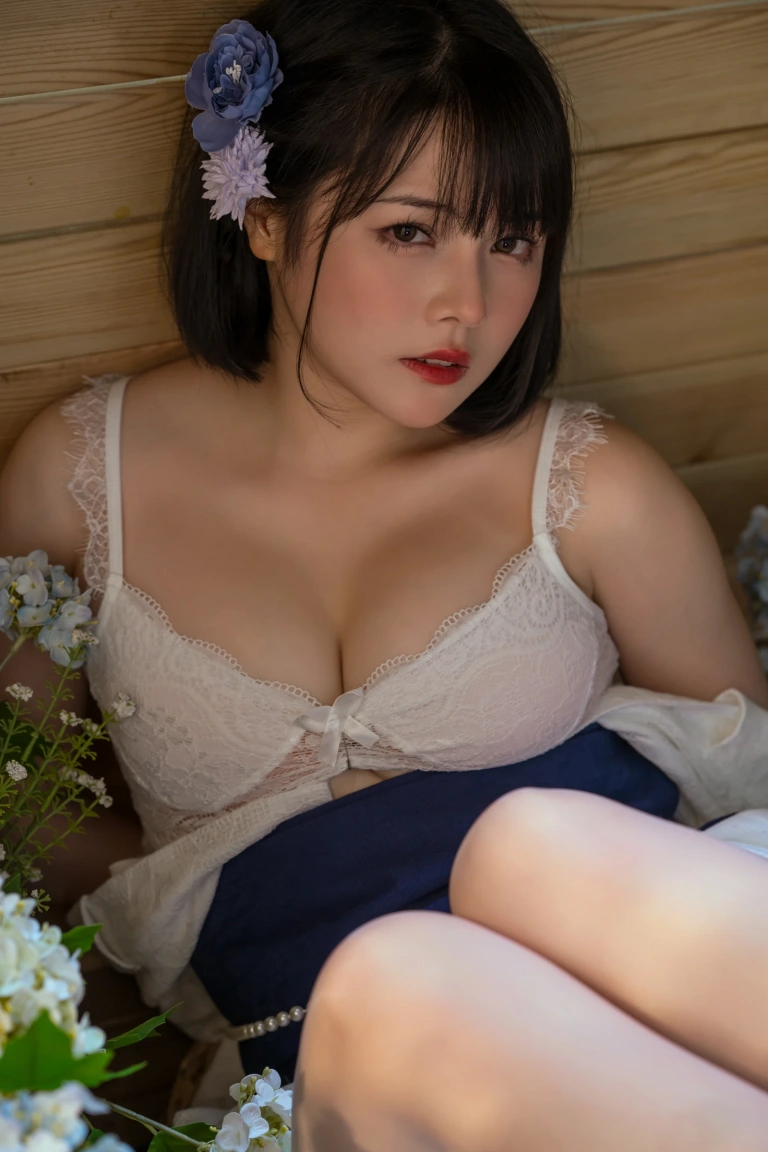 七月喵子《潮汐（&云溪溪）》主题写真：34张全套美图
