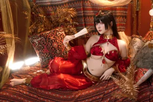 屿鱼《大凤舞娘 新年特典》主题写真：50张全套美图