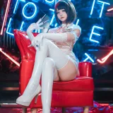 蜜汁猫裘《透明护士》主题写真：52张全套美图
