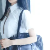 木棉棉《白裙jk》主题写真：35张全套美图