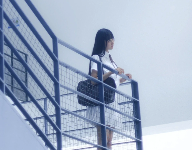 木棉棉《白裙jk》主题写真：35张全套美图