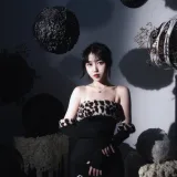 不呆猫《豹纹黑长裙》主题写真：16张全套美图