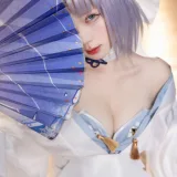 花铃《闪乱神乐 雪泉修》主题写真：18张全套美图