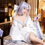 花铃《闪乱神乐 雪泉修》主题写真：18张全套美图