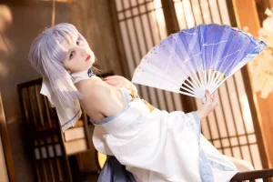 花铃《闪乱神乐 雪泉修》主题写真：18张全套美图