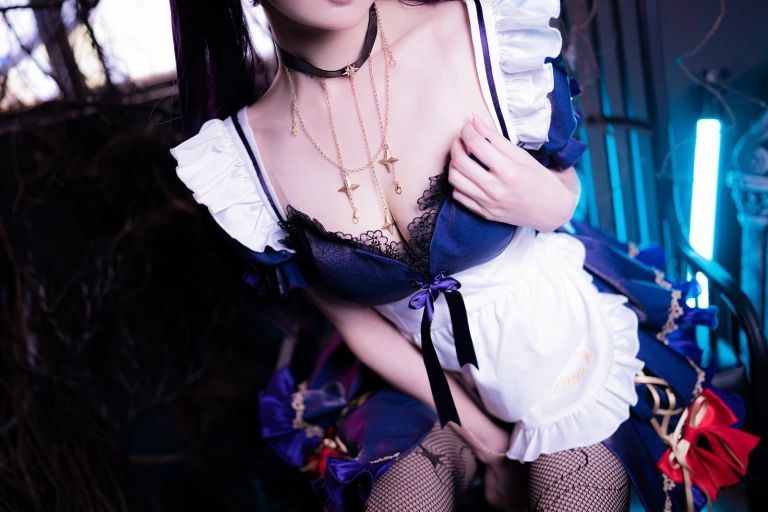 阿包也是兔娘《莫娜女仆》主题写真：36张全套美图