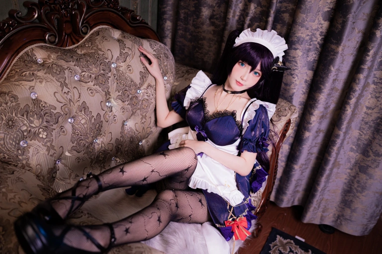 阿包也是兔娘《莫娜女仆》主题写真：36张全套美图