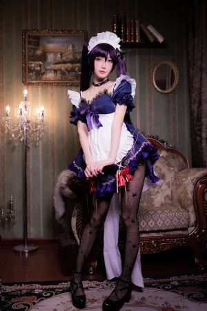 阿包也是兔娘《莫娜女仆》主题写真：36张全套美图