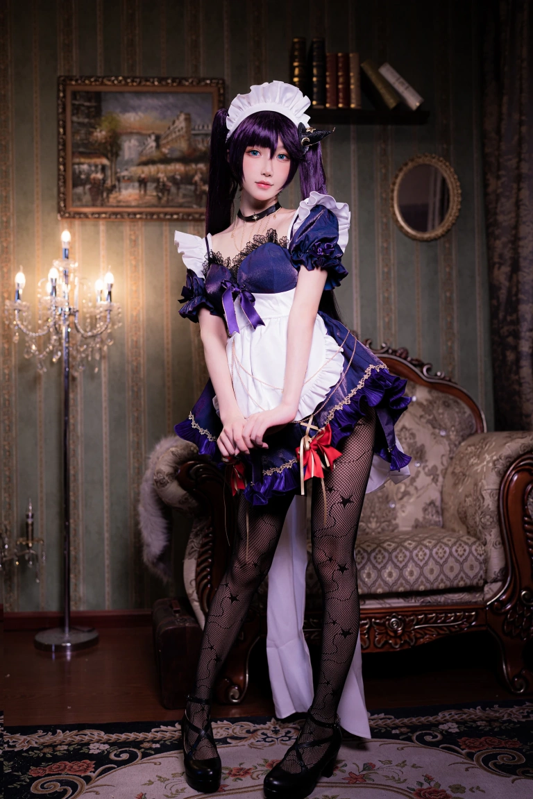 阿包也是兔娘《莫娜女仆》主题写真：36张全套美图