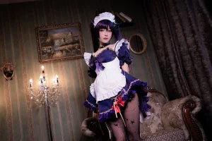 阿包也是兔娘《莫娜女仆》主题写真：36张全套美图