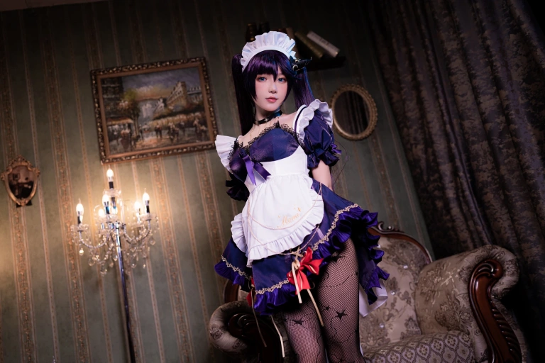 阿包也是兔娘《莫娜女仆》主题写真：36张全套美图