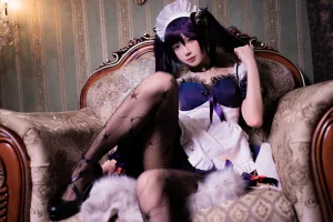 阿包也是兔娘《莫娜女仆》主题写真：36张全套美图