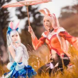 桜桃喵《双人公孙离（桜桃喵&疯猫ss）》主题写真：16张全套美图