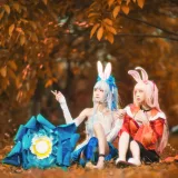 桜桃喵《双人公孙离（桜桃喵&疯猫ss）》主题写真：16张全套美图
