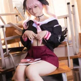屿鱼《碧蓝档案 下江小春原皮》主题写真：33张全套美图