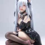 花铃《雅努斯 喵喵惊悚夜》主题写真：44张全套美图