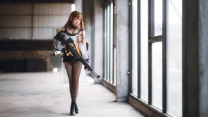 瓜希酱《K2》主题写真：24张全套美图