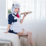 瓜希酱《折纸女仆》主题写真：22张全套美图