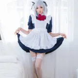 瓜希酱《折纸女仆》主题写真：22张全套美图