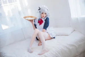 瓜希酱《折纸女仆》主题写真：22张全套美图