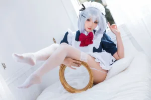 瓜希酱《折纸女仆》主题写真：22张全套美图