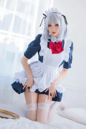 瓜希酱《折纸女仆》主题写真：22张全套美图