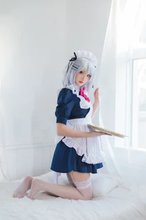 瓜希酱《折纸女仆》主题写真：22张全套美图