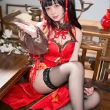 花铃《时崎狂三旗袍》主题写真：66张全套美图