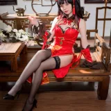 花铃《时崎狂三旗袍》主题写真：66张全套美图