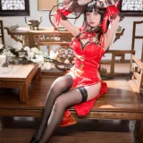 花铃《时崎狂三旗袍》主题写真：66张全套美图