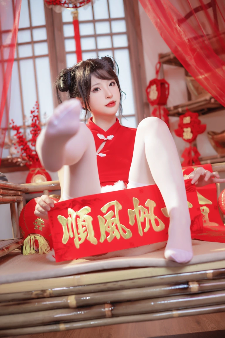 清水由乃《新年旗袍》主题写真：77张全套美图