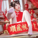 清水由乃《新年旗袍》主题写真：77张全套美图