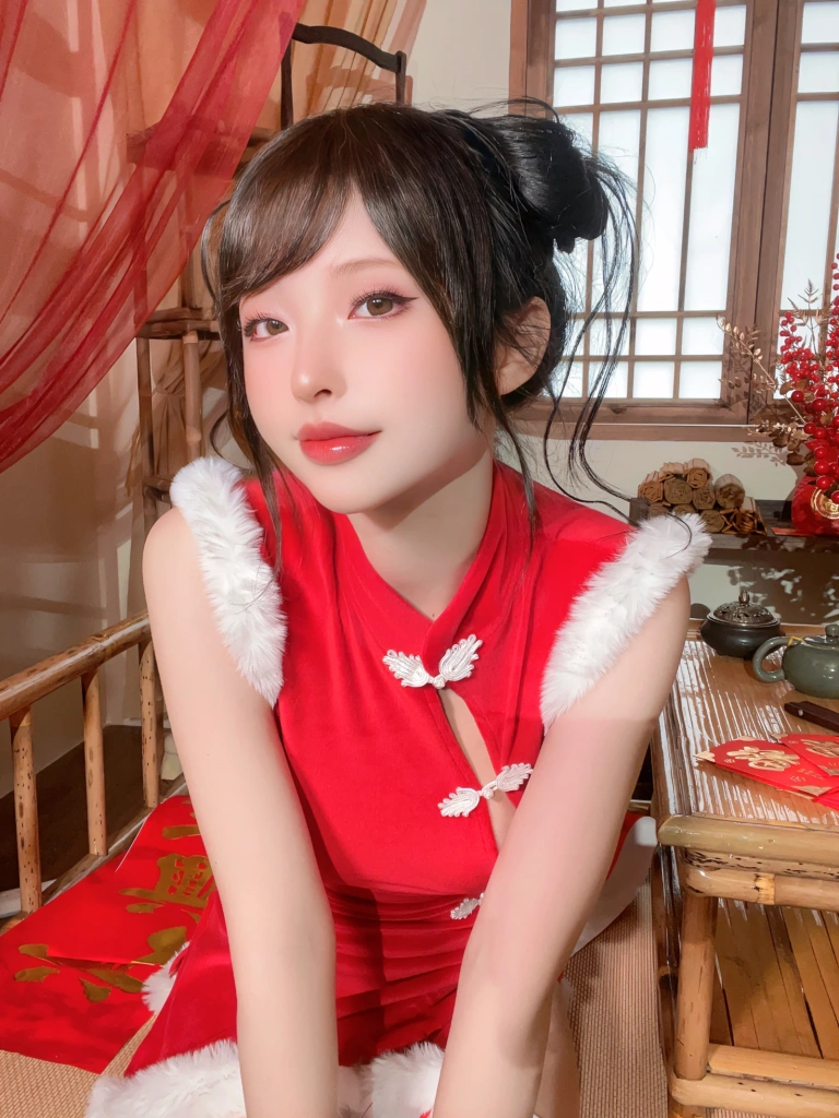 清水由乃《新年旗袍》主题写真：77张全套美图
